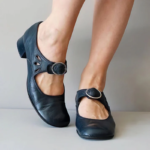Vintage-Inspired Block Heel Sandals