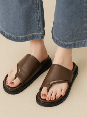 Retro Thick Bottom Slippers ?C Hide Bunions in Style & Comfort