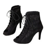 Supportive Lace-Up Heeled Bunion-Friendly Sandals