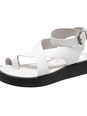Genuine Leather Comfy Summer Sandals for Bunions - Toe Correction Sandals